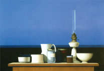Wim Blom-Evening still life 2004 oil on vanvas 65 x 92 cm 