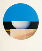 Wim Blom - Tondo - white bowl 2010 oil on panel 61 x 51 cm- 24 x 20 inches 